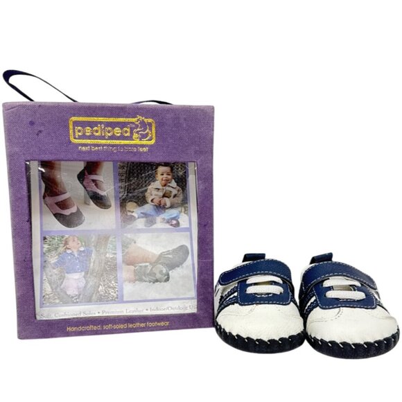 Pediped Soft Soled Size 0-6M Hand-stitched 100% leather footwear for Infants - Picture 2 of 6